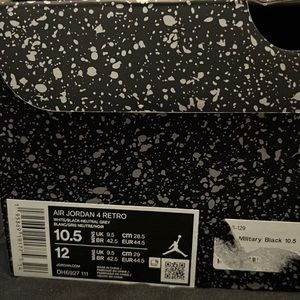 jordan 4 military black extra photos